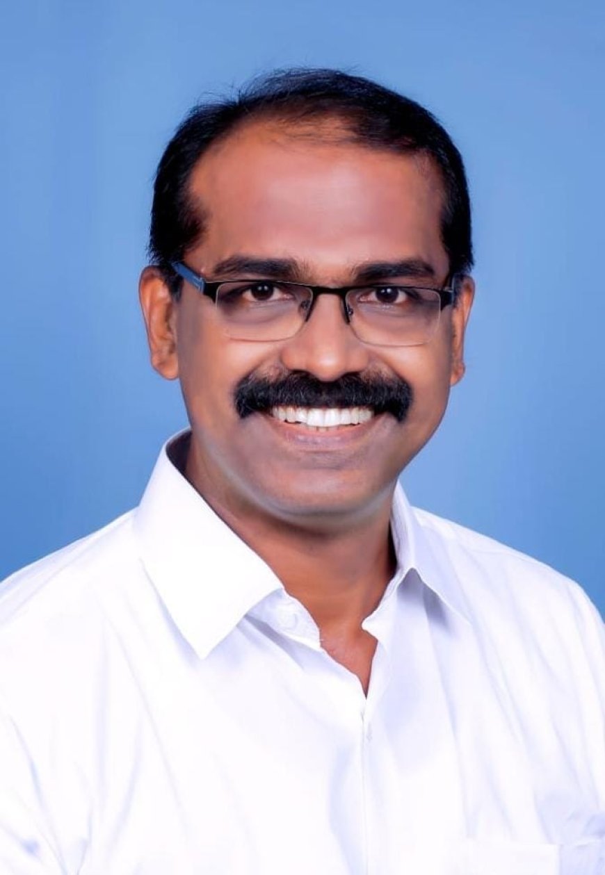 കേരള പ്രദേശ് സ്കൂൾ ടീച്ചേഴ്സ് അസോസിയേഷൻ തിരുവനന്തപുരം ജില്ലാ സെക്രട്ടറിയായി തിരഞ്ഞെടുക്കപ്പെട്ട സാബു നീലകണ്ഠൻ .